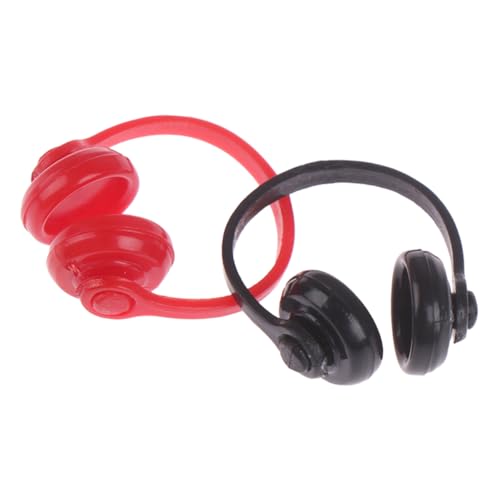 Toddmomy 2stücke Miniatur Headset Für Puppenhaus Dekorative Kopfhörer Für Miniaturmöbel Und -Rollenspiele Zubehör Für Dolls House von Toddmomy