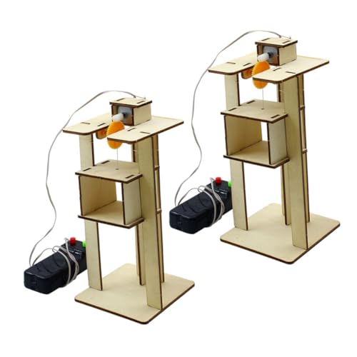 Toddmomy 2Stücke DIY Aufzugsbausatz für Holzspielzeug zum Selbermachen Lernspielzeug für Kreative Experimente Wissenschaftsset Hand Auge Koordination Toddmomy 2Stücke DIY Aufzugsbausatz für Holzspielzeug zum Selbermachen Lernspielzeug für Kreative Experimente Wissenschaftsset Hand Auge Koordination von Toddmomy
