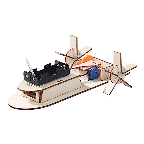 Toddmomy 2Stücke DIY Holzboot Modell Handgemachtes Puzzle für Pädagogisches Kreativität und Wissenschaftsinteresse für Bastelfans von Toddmomy