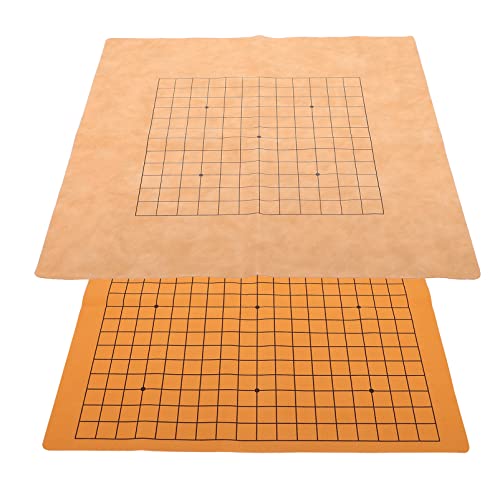 Toddmomy 2Stücke Doppelseitige Schachbretter Faltbare PU Spielplatten für Schach und Gobang für Brettspiel Enthusiasten Farbe Zufällig Toddmomy 2Stücke Doppelseitige Schachbretter Faltbare PU Spielplatten für Schach und Gobang für Brettspiel Enthusiasten Farbe Zufällig von Toddmomy