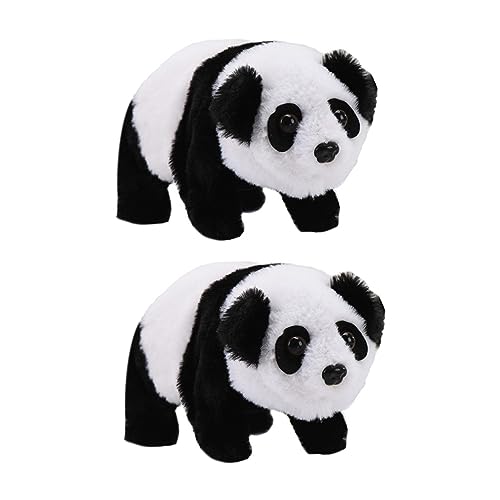 Toddmomy 2Stücke Elektrisches Panda Plüsch Tier mit Musik und Bewegung Interaktives Krabbelspielzeug für Fördert und Interaktionsfähigkeiten Niedliches für Geburtstage Toddmomy 2Stücke Elektrisches Panda Plüsch Tier mit Musik und Bewegung Interaktives Krabbelspielzeug für Fördert und Interaktionsfähigkeiten Niedliches für Geburtstage von Toddmomy