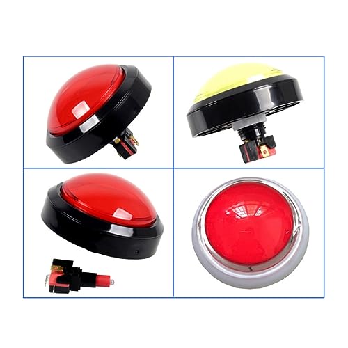 Toddmomy 2Stücke Elektronischer Antwort ohne Batterie Rot Gelb LED Licht Fußschalter für Interaktive Spiele und Lernaktivitäten für Partys Toddmomy 2Stücke Elektronischer Antwort ohne Batterie Rot Gelb LED Licht Fußschalter für Interaktive Spiele und Lernaktivitäten für Partys von Toddmomy