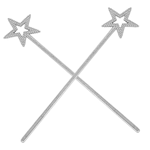 Toddmomy 2Stücke Feenstab für Glitzernde Sternen Zauberstäbe für Kostümpartys Bühnenaufführungen und Magische Toddmomy 2Stücke Feenstab für Glitzernde Sternen Zauberstäbe für Kostümpartys Bühnenaufführungen und Magische von Toddmomy
