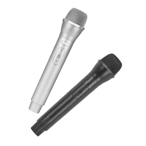 Toddmomy 2Stücke Gefälschte Mikrofon Requisite Für Realistisches Spielzeugmikrofon Für Karaoke Und Bühnenauftritte Fördert Kreativität Und Selbstvertrauen von Toddmomy