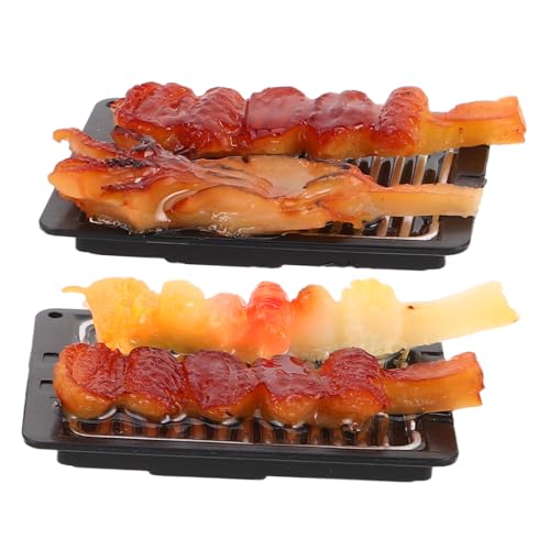 Toddmomy 2stücke Miniatur Grill-spieß Modell Realistische Grill-Food-Dekoration Für Puppenhaus Spielzeug Für BBQ-Simulation Und Kreative Spielstunden Toddmomy 2stücke Miniatur Grill-spieß Modell Realistische Grill-Food-Dekoration Für Puppenhaus Spielzeug Für BBQ-Simulation Und Kreative Spielstunden von Toddmomy