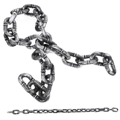 Toddmomy 2Stücke Halloween Kette aus Kunststoff Realistische Dekoration für Kostümparty und Halloween Events Langlebig und Sicher für Unvergessliche Feierlichkeiten Toddmomy 2Stücke Halloween Kette aus Kunststoff Realistische Dekoration für Kostümparty und Halloween Events Langlebig und Sicher für Unvergessliche Feierlichkeiten von Toddmomy