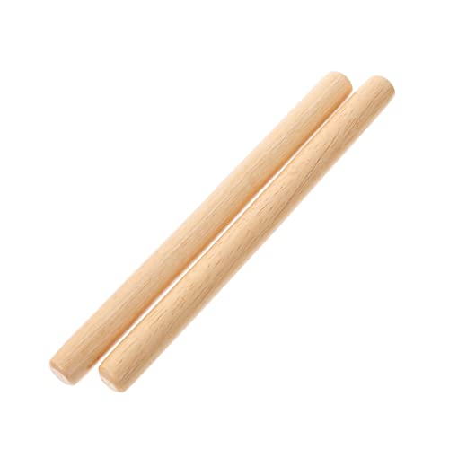 Toddmomy 2Stücke Hölzerne Percussion Stäbe für Musikalische Instrumente Kreativität und Rhythmusgefühl für Kindergarten und Grundschule von Toddmomy