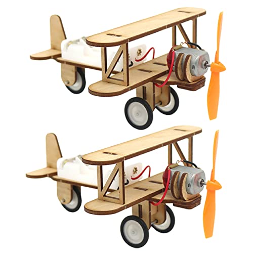Toddmomy 2Stücke Holz Flugzeug Bausatz für Handgefertigtes Puzzlespielzeug DIY Modellspielzeug Kreativität und Geschicklichkeit für Ab Jahren ohne Batterien Toddmomy 2Stücke Holz Flugzeug Bausatz für Handgefertigtes Puzzlespielzeug DIY Modellspielzeug Kreativität und Geschicklichkeit für Ab Jahren ohne Batterien von Toddmomy