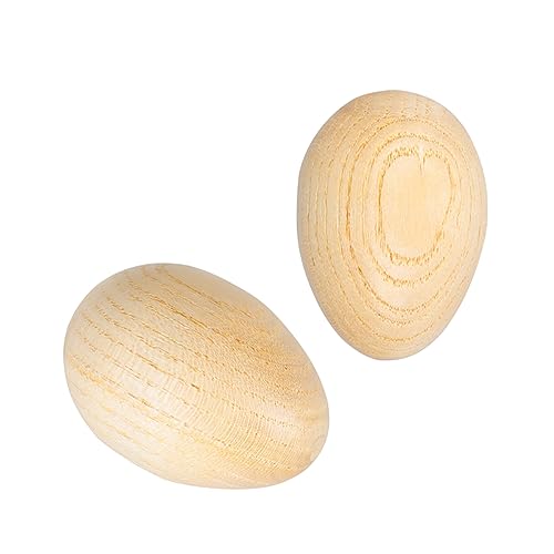 Toddmomy 2Stücke Holz Musikinstrumente Eier Shaker Für Musikalische Früherziehung Sicher Und Für Kreativität von Toddmomy