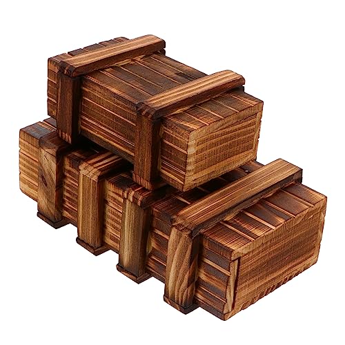 Toddmomy 2Stücke Holzbox mit Geheimem Schubladenmechanismus Rätselspielzeug für Fördert Kreativität und Logisches für Jungen Toddmomy 2Stücke Holzbox mit Geheimem Schubladenmechanismus Rätselspielzeug für Fördert Kreativität und Logisches für Jungen von Toddmomy