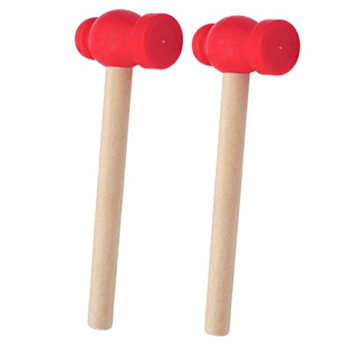 Toddmomy 2Stücke Holzhammer für Ergonomischer Griff Glatte Oberfläche und Lehrreich für DIY Projekte und Puppenhaus Zubehör Sicheres und Gesundes Holzmaterial Toddmomy 2Stücke Holzhammer für Ergonomischer Griff Glatte Oberfläche und Lehrreich für DIY Projekte und Puppenhaus Zubehör Sicheres und Gesundes Holzmaterial von Toddmomy