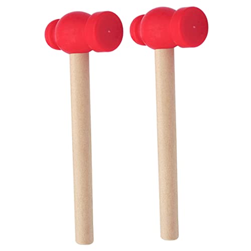 Toddmomy 2Stücke Holzhammer für Simulationshammer für Kreatives und Lernen für Kleinkinder Fördert Motorik und Flexibilität Toddmomy 2Stücke Holzhammer für Simulationshammer für Kreatives und Lernen für Kleinkinder Fördert Motorik und Flexibilität von Toddmomy