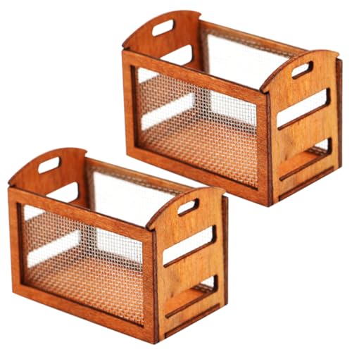 Toddmomy 2Stücke Holzkorb Ornamente für Puppenhaus Dekoration Kompakte Stilvolle Layout Requisiten für DIY und Puppenmöbel Zubehör für Kreative Fotografie Toddmomy 2Stücke Holzkorb Ornamente für Puppenhaus Dekoration Kompakte Stilvolle Layout Requisiten für DIY und Puppenmöbel Zubehör für Kreative Fotografie von Toddmomy