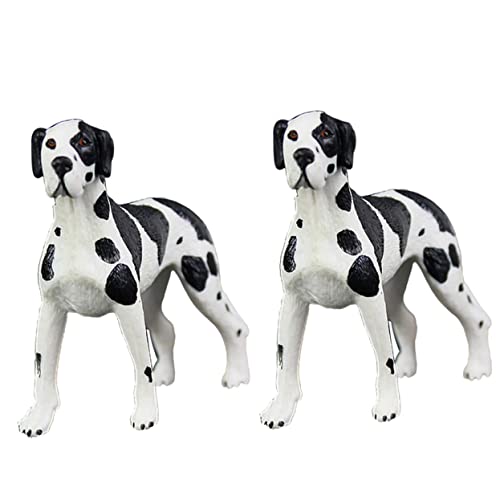 Toddmomy 2 Stück Hundefiguren Geflecktes Hundemodell aus Kunststoff Lernspielzeug für Kinder Realistische Hundedekoration für Zuhause und Büro für Kleiner Landschaften Toddmomy 2 Stück Hundefiguren Geflecktes Hundemodell aus Kunststoff Lernspielzeug für Kinder Realistische Hundedekoration für Zuhause und Büro für Kleiner Landschaften von Toddmomy