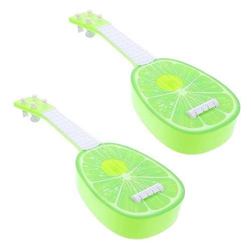 Toddmomy 2Stücke Imitation Gitarrenspielzeug für Pädagogisches Mini Instrument mit Fruchtdesign Lernspielzeug für Musikbegeisterte für Kindergarten und Frühe Bildung Toddmomy 2Stücke Imitation Gitarrenspielzeug für Pädagogisches Mini Instrument mit Fruchtdesign Lernspielzeug für Musikbegeisterte für Kindergarten und Frühe Bildung von Toddmomy