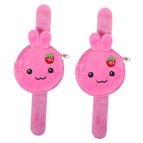 Toddmomy 2Stücke Kaninchen Slap Armbänder mit Geldbörse Kinderfreundliche Charmante Armbänder für Partys und Geburtstagsfeiern Leicht und Komfortabel Perfektes Accessoire für Jungen von Toddmomy