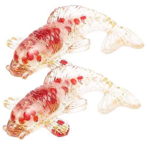 Toddmomy 2Stücke Kristallfisch Figuren Dekoration Für Büro Langlebig Und Einzigartige Fischförmige Ornamente Aus Hochwertigem Resin Für Wohnkultur Toddmomy 2Stücke Kristallfisch Figuren Dekoration Für Büro Langlebig Und Einzigartige Fischförmige Ornamente Aus Hochwertigem Resin Für Wohnkultur von Toddmomy