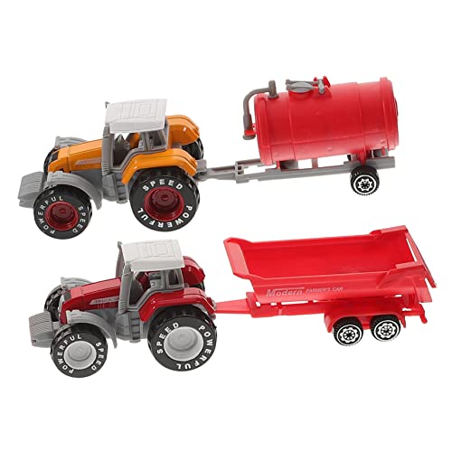 Toddmomy 2Stücke LKW für Simuliertes Traktormodell aus Robustem Kunststoff Kreative Spiele und Lernanwendungen für Jungen Toddmomy 2Stücke LKW für Simuliertes Traktormodell aus Robustem Kunststoff Kreative Spiele und Lernanwendungen für Jungen von Toddmomy