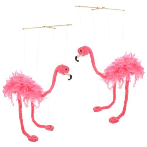 Toddmomy 2Stücke Marionetten Fluffy Flamingo Puppenspielzeug für Kreative Auftritte Vielseitig Einsetzbar für Erwachsene Sicher und Langlebig für Gemeinsame Toddmomy 2Stücke Marionetten Fluffy Flamingo Puppenspielzeug für Kreative Auftritte Vielseitig Einsetzbar für Erwachsene Sicher und Langlebig für Gemeinsame von Toddmomy