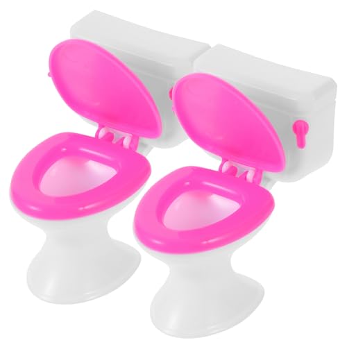 Toddmomy 2Stücke Mini Toilettenspielzeug Für Simulierte Toilette Für Puppenhaus Zubehör Kreatives Fantasie Toddmomy 2Stücke Mini Toilettenspielzeug Für Simulierte Toilette Für Puppenhaus Zubehör Kreatives Fantasie von Toddmomy