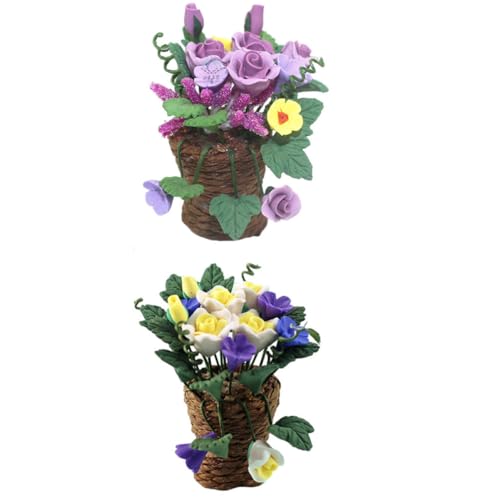 Toddmomy 2Stücke Miniatur Blumenkorb Modelle für Puppenhaus Dekoration Selbstgemacht Mikro Landschafts Bonsai Kompakte Kleiner Dekoration für Schreibtisch Kleiner Hauslandschaften Toddmomy 2Stücke Miniatur Blumenkorb Modelle für Puppenhaus Dekoration Selbstgemacht Mikro Landschafts Bonsai Kompakte Kleiner Dekoration für Schreibtisch Kleiner Hauslandschaften von Toddmomy