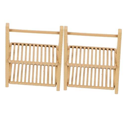 Toddmomy 2Stücke Möbeldekoration Für Puppenhäuser Entzückendes Brotregal Zubehör Für DIY Projekte Für Mini Landschaften Und Heimdekorationen Toddmomy 2Stücke Möbeldekoration Für Puppenhäuser Entzückendes Brotregal Zubehör Für DIY Projekte Für Mini Landschaften Und Heimdekorationen von Toddmomy