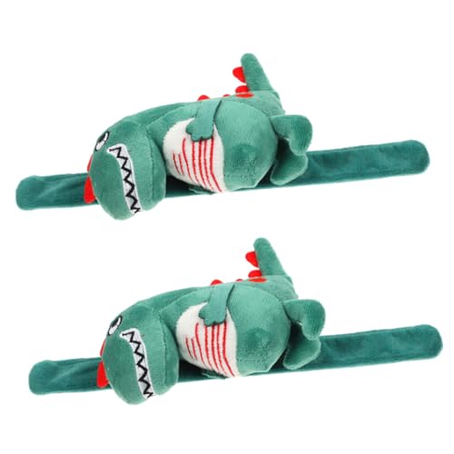 Toddmomy 2Stücke Plüsch Dinosaurier Schlagarmbänder für Niedliche und Sichere Slap Armbänder Accessoire für Kleine Dino Fans Toddmomy 2Stücke Plüsch Dinosaurier Schlagarmbänder für Niedliche und Sichere Slap Armbänder Accessoire für Kleine Dino Fans von Toddmomy