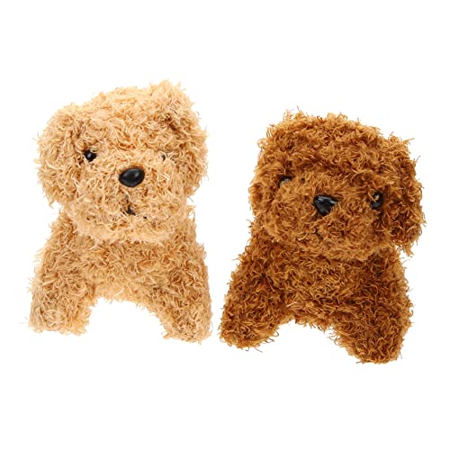 Toddmomy 2Stücke Plüsch Hund Anhänger Flauschige Dekoration für Taschen und Rucksäcke Niedliches Welpen für zu Geburtstagen und Feiertagen von Toddmomy