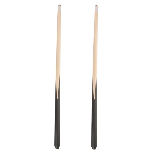 Toddmomy 2Stücke Pool Queue Sticks Leichte Holz Queues Für Anfänger Kompakte Billard Stöcke Für Unterwegs Für Pool Und Snooker Spiele von Toddmomy
