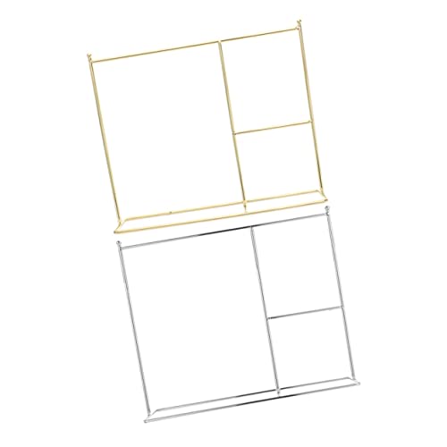 Toddmomy 2Stücke Puppenbekleidungs Display Rack Aus Metall Teiliges Für Puppenkleidung Praktische Aufbewahrung Und Dekoration Für Mini Puppen Für von Toddmomy