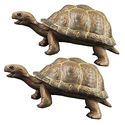 Toddmomy 2Stücke Realistische Schildkrötenfiguren aus Modell Landtier für Deko oder Lernspielzeug Tiererkennung und Kreativität Toddmomy 2Stücke Realistische Schildkrötenfiguren aus Modell Landtier für Deko oder Lernspielzeug Tiererkennung und Kreativität von Toddmomy