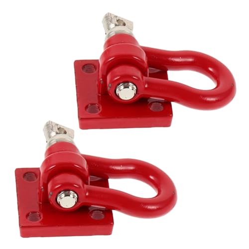 Toddmomy 2 Stücke Rc Kletterauto Anhänger Haken Robuste Rettungsschnallen für Spielzeugautos Metall Zubehör für Crawler Fahrzeuge Installieren Spielzeug Zubehör für Kletter Autos von Toddmomy