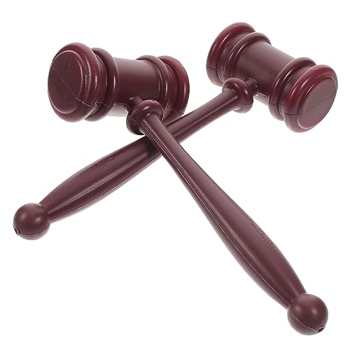 Toddmomy 2Stücke Richterhammer aus Rollenspiel Hammerspielzeug Gavel für Kreative Spiele Jungen Toddmomy 2Stücke Richterhammer aus Rollenspiel Hammerspielzeug Gavel für Kreative Spiele Jungen von Toddmomy
