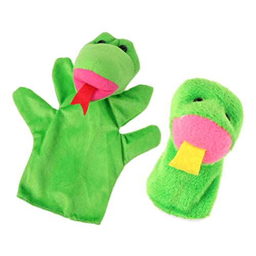Toddmomy 2Stücke Schlangen Handpuppen Für Pädagogisches Eltern Junge Mädchen Interaktion Kreativen Geschichten Und Fantasieentwicklung Sicher Und Leicht Zu Transportieren von Toddmomy