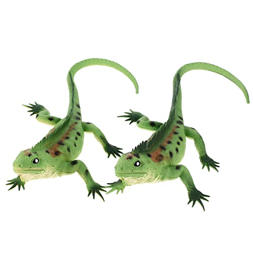 Toddmomy 2Stücke Simulation Eidechsen Modellspielzeug Mit Geräuschfunktion Pädagogisches Für Dekorative Figuren Für Garten Grüne Echsenfiguren Toddmomy 2Stücke Simulation Eidechsen Modellspielzeug Mit Geräuschfunktion Pädagogisches Für Dekorative Figuren Für Garten Grüne Echsenfiguren von Toddmomy