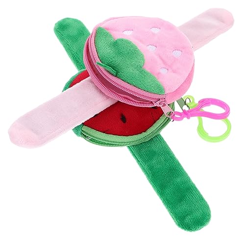 Toddmomy 2Stücke Slap Armbänder für Niedliche Erdbeer und Wassermelonen Designs Bequem Anpassbar Partygeschenk und Spielaktivitätspreis Fruchtige Motive für Fröhliche Anlässe von Toddmomy
