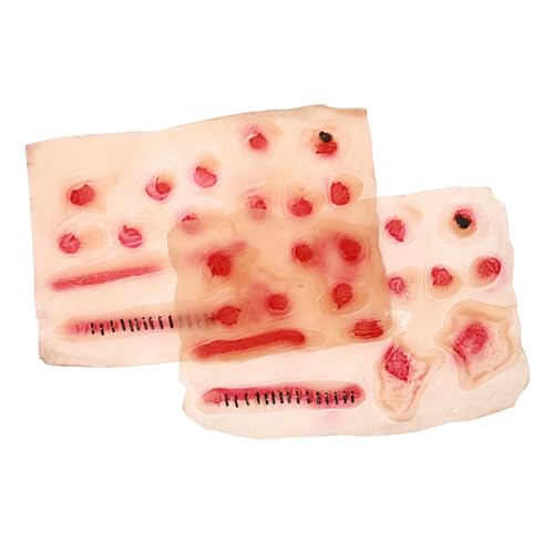 Toddmomy 2Stücke Temporäre Wundaufkleber für Halloween Realistische Narben Tattoos für Cosplay Bühnenauftritte und Gruselige Partys Sichere und Einfache Anwendung ohne Make Up Toddmomy 2Stücke Temporäre Wundaufkleber für Halloween Realistische Narben Tattoos für Cosplay Bühnenauftritte und Gruselige Partys Sichere und Einfache Anwendung ohne Make Up von Toddmomy