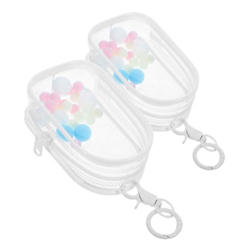 Toddmomy 2Stücke Transparente Aufbewahrungstasche für Figuren mit Schlüsselanhänger PVC Vitrine für Puppen Mini Figuren Wasserdichtes Design Sammler und Spielzeugliebhaber Toddmomy 2Stücke Transparente Aufbewahrungstasche für Figuren mit Schlüsselanhänger PVC Vitrine für Puppen Mini Figuren Wasserdichtes Design Sammler und Spielzeugliebhaber von Toddmomy