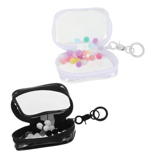 Toddmomy 2Stücke Transparente Puppenetui mit Reißverschluss Figuren Displaytasche für Minifiguren Schlüsselanhänger und Bommelball zum Schutz Präsentation Ihrer Toddmomy 2Stücke Transparente Puppenetui mit Reißverschluss Figuren Displaytasche für Minifiguren Schlüsselanhänger und Bommelball zum Schutz Präsentation Ihrer von Toddmomy