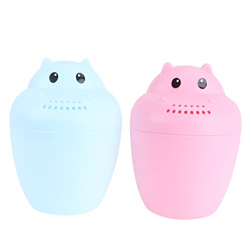 Toddmomy 2Stücke Waschbecher Lustige Gießkanne für Cartoon Wasserlöffel für Sicheres Waschen für Jungen von Toddmomy