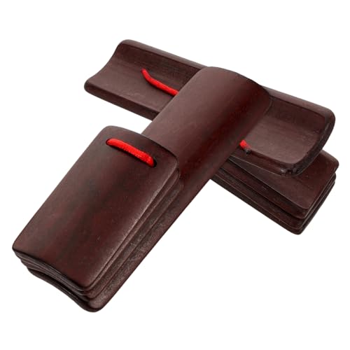 Toddmomy 2pcs Bambus Kuaiban Hölzerne Castanets Für Kids Pädagogisches Musikinstrument Für Sprachpraxis Vertrauen Aufbau Und Talentshows von Toddmomy