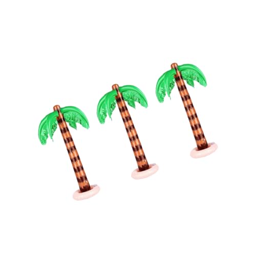 Toddmomy 3 STK Aufblasbares Spielzeug Für Kinder Wasser Sprühen Kokosnussbaum PVC-kokosnussbaum Aufblasbare Palmen Aufblasbare Kokosnussstütze Partyzubehör Aufblasen Becher Kaktus von Toddmomy
