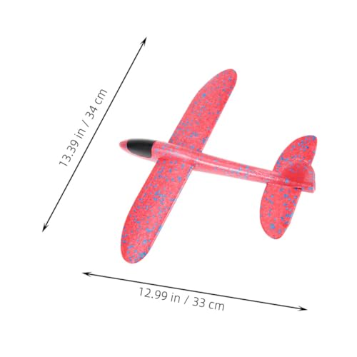 Toddmomy 3 STÜCKE Teiliges Epp Schaum Handwurf Flugzeug Leichter Flexibler Flugzeuggleiter mit Einfacher Montage Stoßfestes Outdoor Bunte Cartoon Modelle Sicher und Zufällige Farbe von Toddmomy