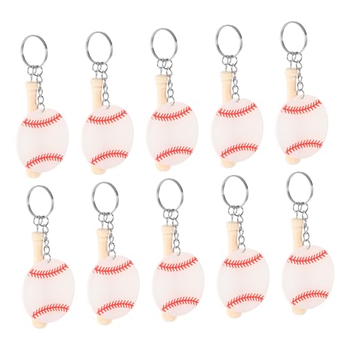Toddmomy 3 Sätze Baseball Schlüsselanhänger Hochwertige Doppelseitige Pendants Für Taschen Rucksäcke Sportliche Für Geburtstage Weihnachten Und Besondere Anlässe 10 Stück * 3 von Toddmomy