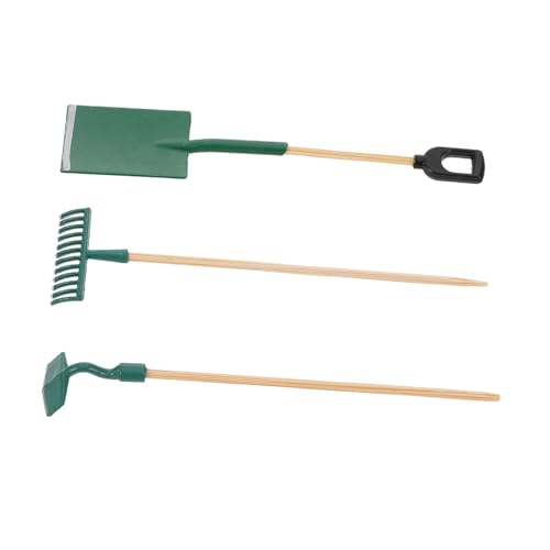 Toddmomy 3 Sätze Maßstab Tragbare Mini Gartenharke Schaufel Hacke für Puppenhaus Deko Sukkulenten Pflanzen Toddmomy 3 Sätze Maßstab Tragbare Mini Gartenharke Schaufel Hacke für Puppenhaus Deko Sukkulenten Pflanzen von Toddmomy