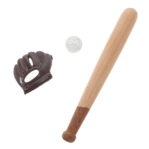 Toddmomy 3 Sätze Mini Baseball Bat Ball Glove Dollhouse Miniature Baseball Zubehör Für Diorama Sammeln Basteln Displays Toddmomy 3 Sätze Mini Baseball Bat Ball Glove Dollhouse Miniature Baseball Zubehör Für Diorama Sammeln Basteln Displays von Toddmomy