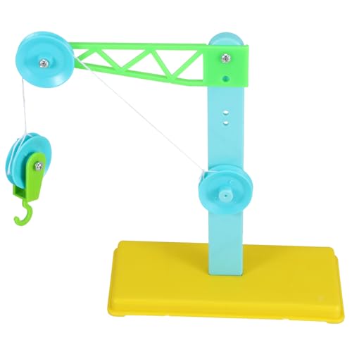 Toddmomy Flaschenzug Für Physikalische Experimente 3 Stück Mit Halterung Und Seil Lehrmittel Für Kinder Interaktive Physikspielzeuge Für Unterricht PVC Material Fördert Kreativität von Toddmomy