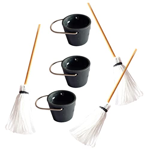 Toddmomy 3 Sätze Simulierte Eimer -mop -Kombination Wischeimer Dekoration Hausputzeimer Kleiner Eimer Mini-Werkzeuge Für Puppenhaus Simulation Moppeimer Mop Und Eimer Eisen Toddmomy 3 Sätze Simulierte Eimer -mop -Kombination Wischeimer Dekoration Hausputzeimer Kleiner Eimer Mini-Werkzeuge Für Puppenhaus Simulation Moppeimer Mop Und Eimer Eisen von Toddmomy