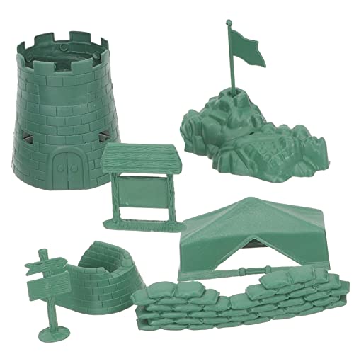 Toddmomy 3 Sätze Teiliges Modellbau Set DIY Sandbox für Jungen Bauklötze mit Militärfahrzeugen und Zubehör Perfektes Set für Miniatursimulationen und Kreative von Toddmomy