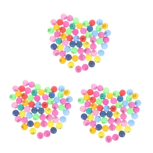 Toddmomy 3 Sätze Zahlenball Nummerierte Pong-bälle Partyzubehör Verlosen Nummerierte Lottokugeln Bunte Bingo-Kugeln Mini-zahlenkugeln Farbig Colorful Plastik 60 Stück * 3 Toddmomy 3 Sätze Zahlenball Nummerierte Pong-bälle Partyzubehör Verlosen Nummerierte Lottokugeln Bunte Bingo-Kugeln Mini-zahlenkugeln Farbig Colorful Plastik 60 Stück * 3 von Toddmomy